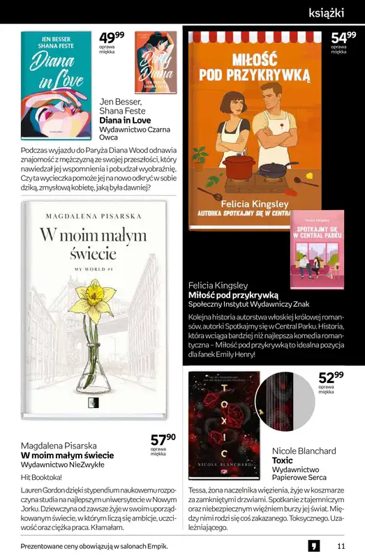 Empik - gazetka promocyjna Tom kultury: książki od środy 27.08 do wtorku 09.09 - strona 11