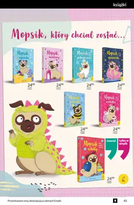 Empik - gazetka promocyjna Tom kultury: książki od środy 27.08 do wtorku 09.09 - strona 43 Empik - gazetka promocyjna Tom kultury: książki od środy 27.08 do wtorku 09.09 - strona 43
