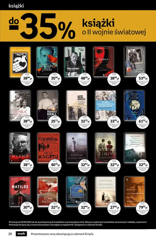 Empik - gazetka promocyjna Tom kultury: książki od środy 27.08 do wtorku 09.09 - strona 28