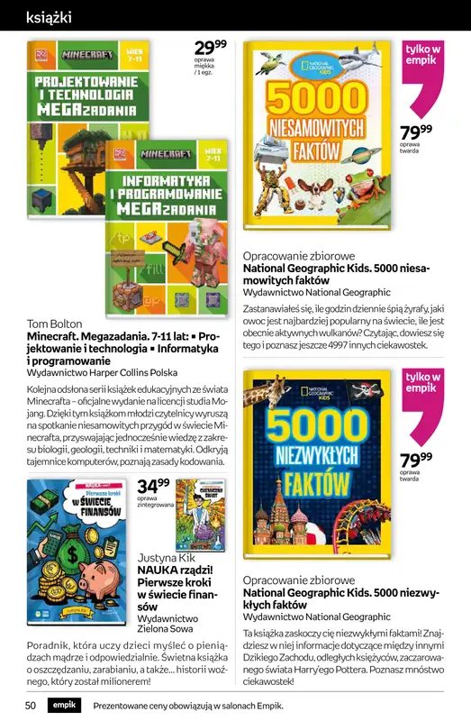 Empik - gazetka promocyjna Tom kultury: książki od środy 27.08 do wtorku 09.09 - strona 50
