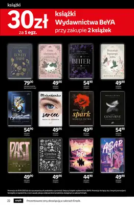 Empik - gazetka promocyjna Tom kultury: książki od środy 27.08 do wtorku 09.09 - strona 22 Empik - gazetka promocyjna Tom kultury: książki od środy 27.08 do wtorku 09.09 - strona 22