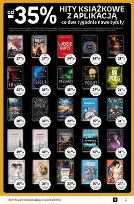 Empik - gazetka promocyjna Tom kultury: książki od środy 27.08 do wtorku 09.09 - strona 3 Empik - gazetka promocyjna Tom kultury: książki od środy 27.08 do wtorku 09.09 - strona 3