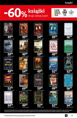 Empik - gazetka promocyjna Tom kultury: książki od środy 27.08 do wtorku 09.09 - strona 19 Empik - gazetka promocyjna Tom kultury: książki od środy 27.08 do wtorku 09.09 - strona 19
