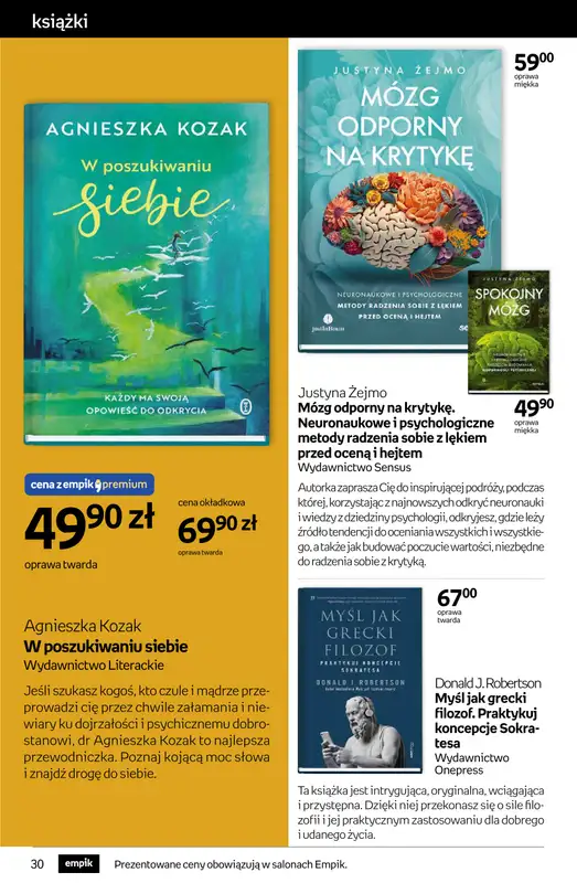 Empik - gazetka promocyjna Tom kultury: książki od środy 27.08 do wtorku 09.09 - strona 30