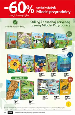 Empik - gazetka promocyjna Tom kultury: książki od środy 27.08 do wtorku 09.09 - strona 42 Empik - gazetka promocyjna Tom kultury: książki od środy 27.08 do wtorku 09.09 - strona 42