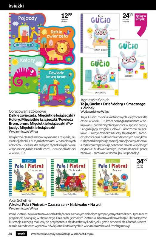 Empik - gazetka promocyjna Tom kultury: książki od środy 27.08 do wtorku 09.09 - strona 34