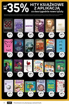 Empik - gazetka promocyjna Tom kultury: książki od środy 27.08 do wtorku 09.09 - strona 4 Empik - gazetka promocyjna Tom kultury: książki od środy 27.08 do wtorku 09.09 - strona 4