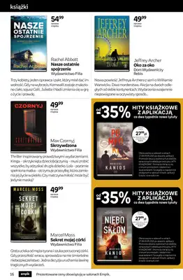 Empik - gazetka promocyjna Tom kultury: książki od środy 27.08 do wtorku 09.09 - strona 16 Empik - gazetka promocyjna Tom kultury: książki od środy 27.08 do wtorku 09.09 - strona 16