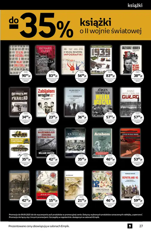 Empik - gazetka promocyjna Tom kultury: książki od środy 27.08 do wtorku 09.09 - strona 27