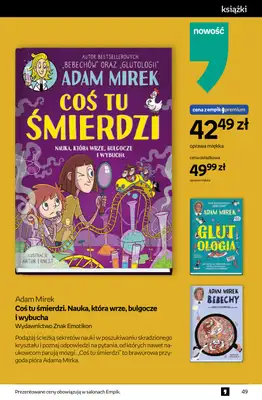 Empik - gazetka promocyjna Tom kultury: książki od środy 27.08 do wtorku 09.09 - strona 49 Empik - gazetka promocyjna Tom kultury: książki od środy 27.08 do wtorku 09.09 - strona 49