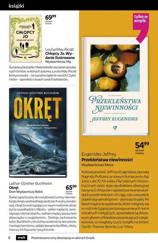 Empik - gazetka promocyjna Tom kultury: książki od środy 27.08 do wtorku 09.09 - strona 8