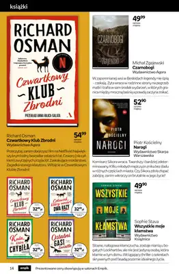 Empik - gazetka promocyjna Tom kultury: książki od środy 27.08 do wtorku 09.09 - strona 14 Empik - gazetka promocyjna Tom kultury: książki od środy 27.08 do wtorku 09.09 - strona 14