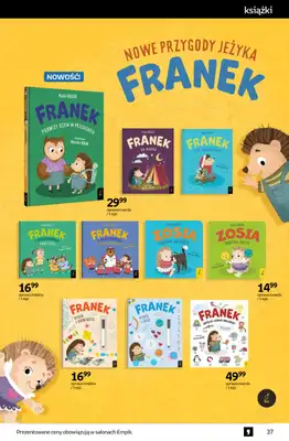 Empik - gazetka promocyjna Tom kultury: książki od środy 27.08 do wtorku 09.09 - strona 37 Empik - gazetka promocyjna Tom kultury: książki od środy 27.08 do wtorku 09.09 - strona 37