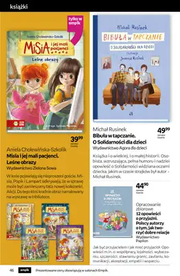 Empik - gazetka promocyjna Tom kultury: książki od środy 27.08 do wtorku 09.09 - strona 46 Empik - gazetka promocyjna Tom kultury: książki od środy 27.08 do wtorku 09.09 - strona 46