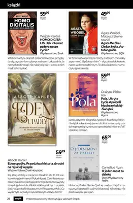 Empik - gazetka promocyjna Tom kultury: książki od środy 27.08 do wtorku 09.09 - strona 26 Empik - gazetka promocyjna Tom kultury: książki od środy 27.08 do wtorku 09.09 - strona 26