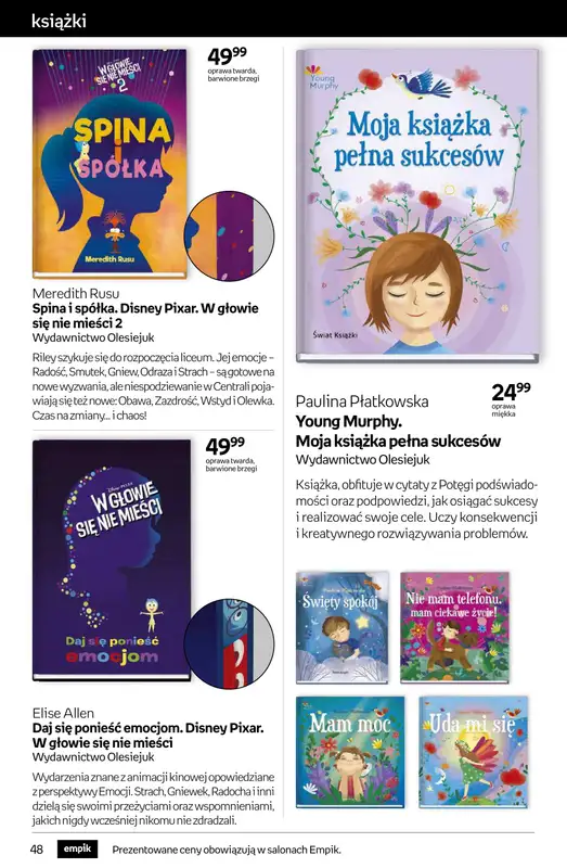 Empik - gazetka promocyjna Tom kultury: książki od środy 27.08 do wtorku 09.09 - strona 48
