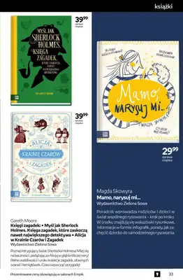 Empik - gazetka promocyjna Tom kultury: książki od środy 27.08 do wtorku 09.09 - strona 33 Empik - gazetka promocyjna Tom kultury: książki od środy 27.08 do wtorku 09.09 - strona 33