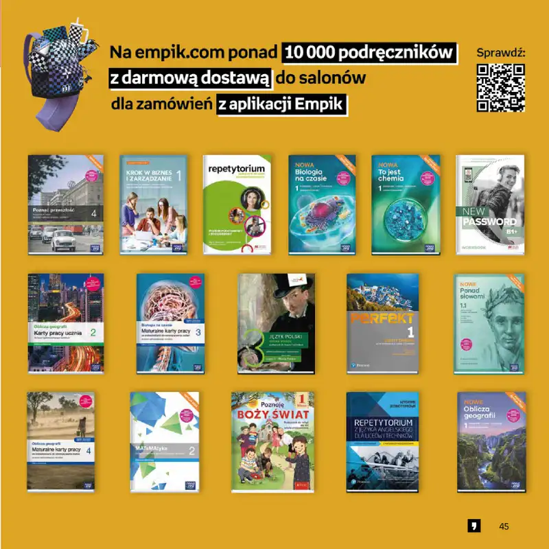 Empik - gazetka promocyjna Witaj w klubie wzorowo przygotowanych od środy 27.08 do wtorku 09.09 - strona 45