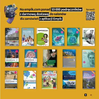 Empik - gazetka promocyjna Witaj w klubie wzorowo przygotowanych od środy 27.08 do wtorku 09.09 - strona 45 Empik - gazetka promocyjna Witaj w klubie wzorowo przygotowanych od środy 27.08 do wtorku 09.09 - strona 45