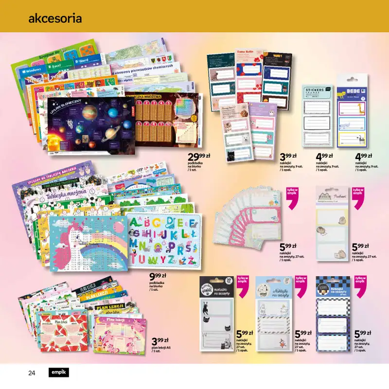 Empik - gazetka promocyjna Witaj w klubie wzorowo przygotowanych od środy 27.08 do wtorku 09.09 - strona 24