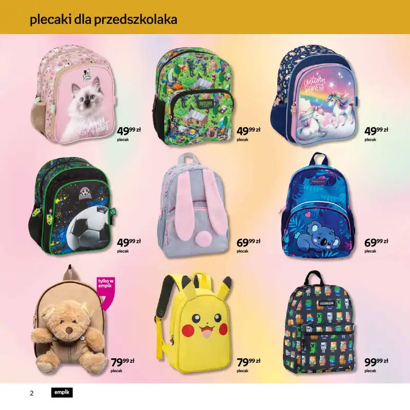 Empik - gazetka promocyjna Witaj w klubie wzorowo przygotowanych od środy 27.08 do wtorku 09.09 - strona 2