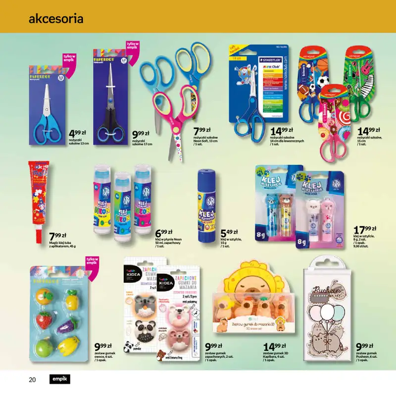 Empik - gazetka promocyjna Witaj w klubie wzorowo przygotowanych od środy 27.08 do wtorku 09.09 - strona 20