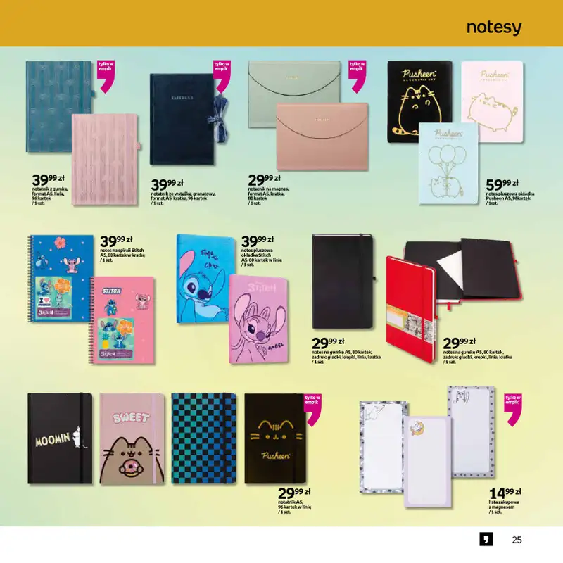 Empik - gazetka promocyjna Witaj w klubie wzorowo przygotowanych od środy 27.08 do wtorku 09.09 - strona 25