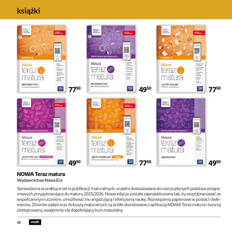 Empik - gazetka promocyjna Witaj w klubie wzorowo przygotowanych od środy 27.08 do wtorku 09.09 - strona 46