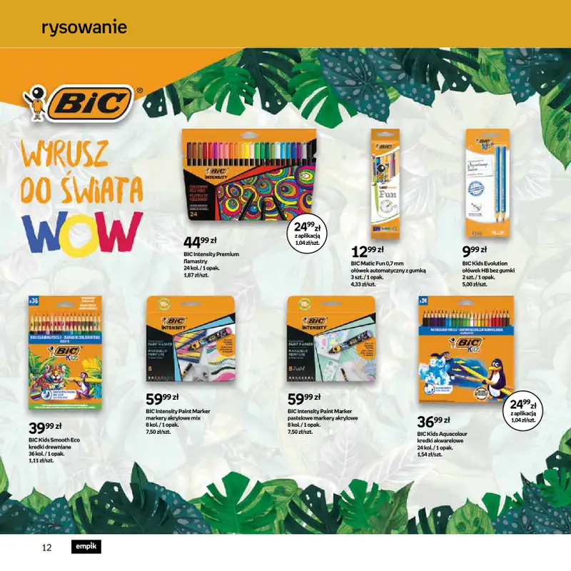 Empik - gazetka promocyjna Witaj w klubie wzorowo przygotowanych od środy 27.08 do wtorku 09.09 - strona 12