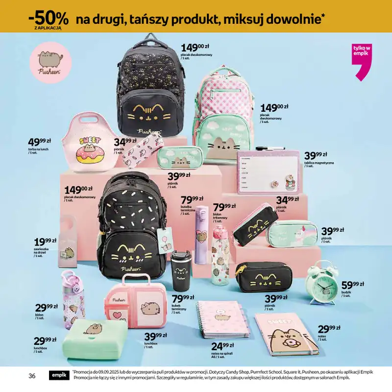 Empik - gazetka promocyjna Witaj w klubie wzorowo przygotowanych od środy 27.08 do wtorku 09.09 - strona 36