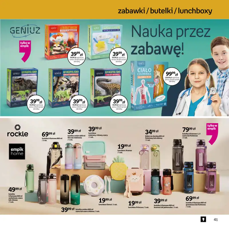 Empik - gazetka promocyjna Witaj w klubie wzorowo przygotowanych od środy 27.08 do wtorku 09.09 - strona 41