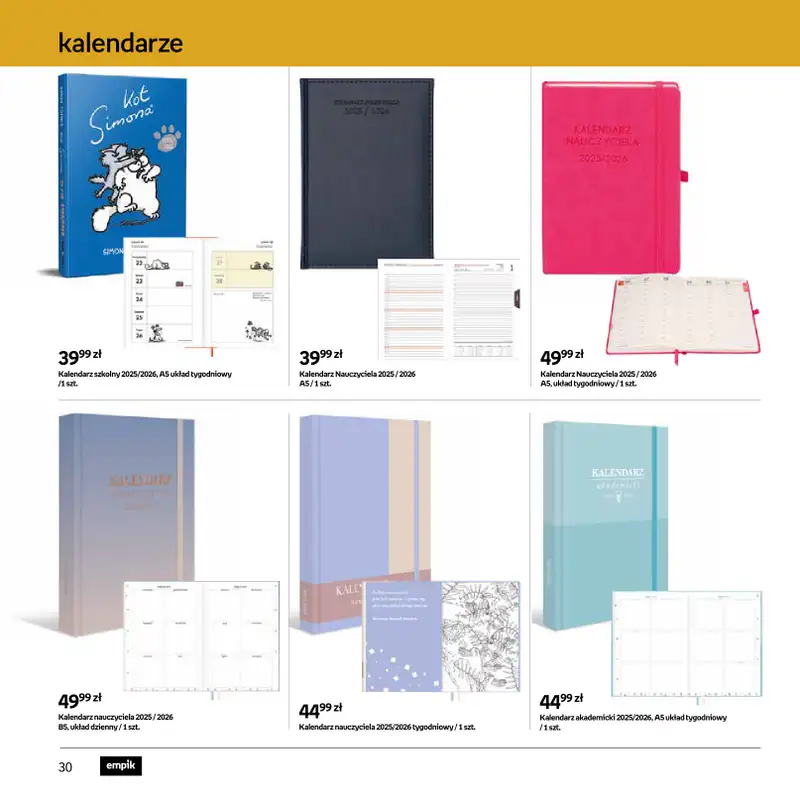 Empik - gazetka promocyjna Witaj w klubie wzorowo przygotowanych od środy 27.08 do wtorku 09.09 - strona 30