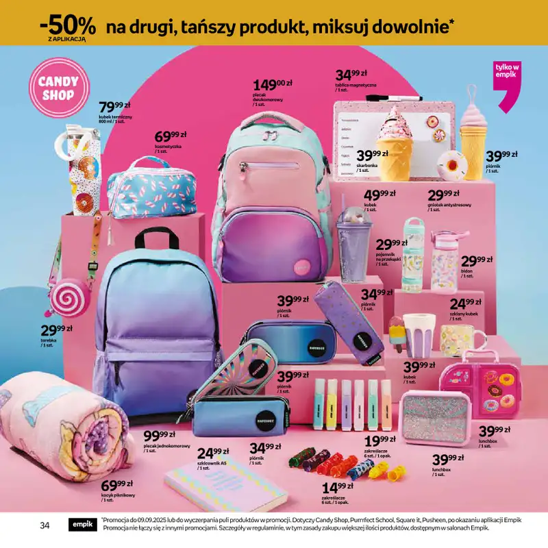 Empik - gazetka promocyjna Witaj w klubie wzorowo przygotowanych od środy 27.08 do wtorku 09.09 - strona 34
