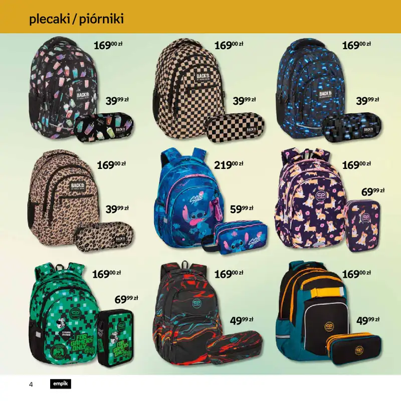 Empik - gazetka promocyjna Witaj w klubie wzorowo przygotowanych od środy 27.08 do wtorku 09.09 - strona 4