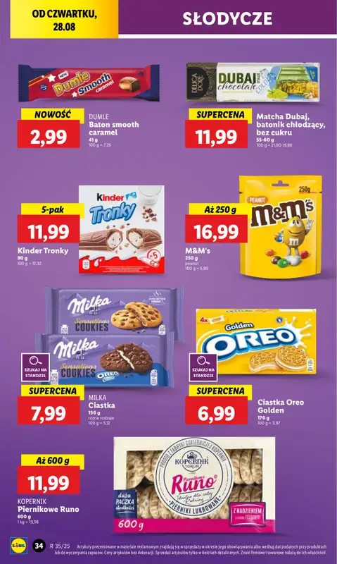 Lidl - gazetka promocyjna Oferta od czwartku od czwartku 28.08 do niedzieli 31.08 - strona 38