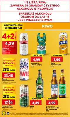 Lidl - gazetka promocyjna Oferta od czwartku od czwartku 28.08 do niedzieli 31.08 - strona 36