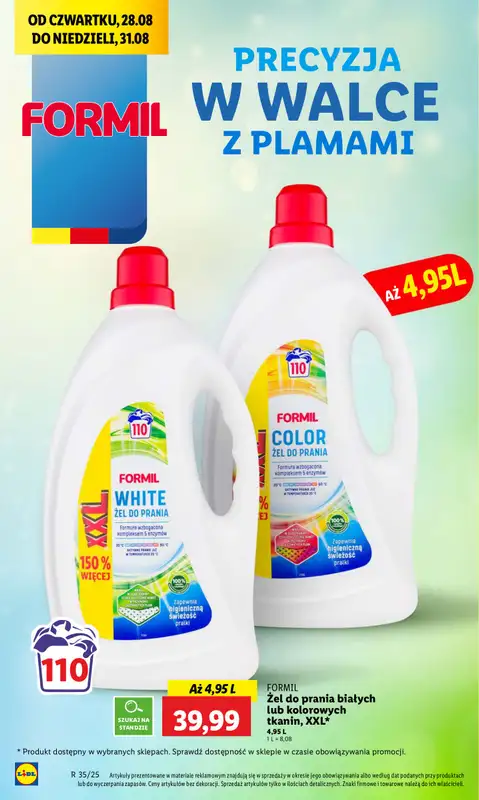 Lidl - gazetka promocyjna Oferta od czwartku od czwartku 28.08 do niedzieli 31.08 - strona 48