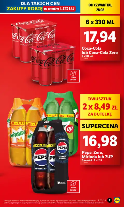 Lidl - gazetka promocyjna Oferta od czwartku od czwartku 28.08 do niedzieli 31.08 - strona 7