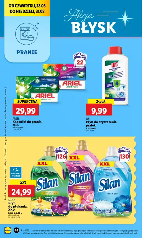 Lidl - gazetka promocyjna Oferta od czwartku od czwartku 28.08 do niedzieli 31.08 - strona 50