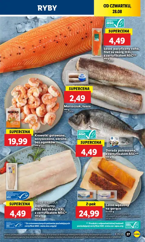Lidl - gazetka promocyjna Oferta od czwartku od czwartku 28.08 do niedzieli 31.08 - strona 29