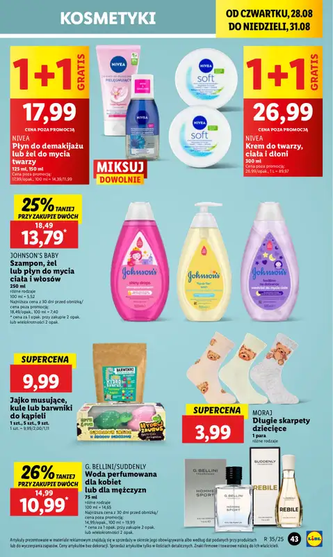 Lidl - gazetka promocyjna Oferta od czwartku od czwartku 28.08 do niedzieli 31.08 - strona 47