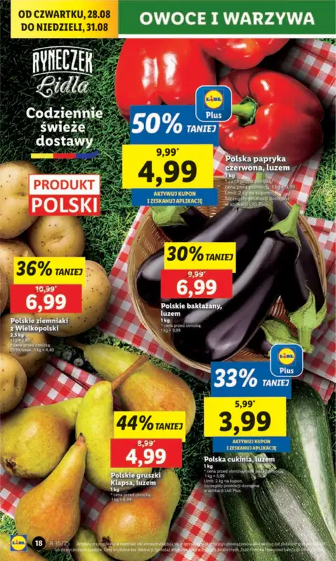 Lidl - gazetka promocyjna Oferta od czwartku od czwartku 28.08 do niedzieli 31.08 - strona 20