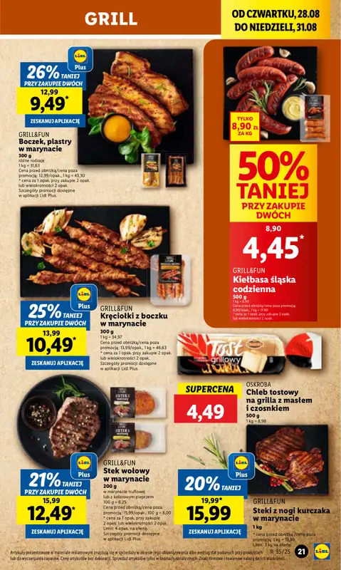 Lidl - gazetka promocyjna Oferta od czwartku od czwartku 28.08 do niedzieli 31.08 - strona 23