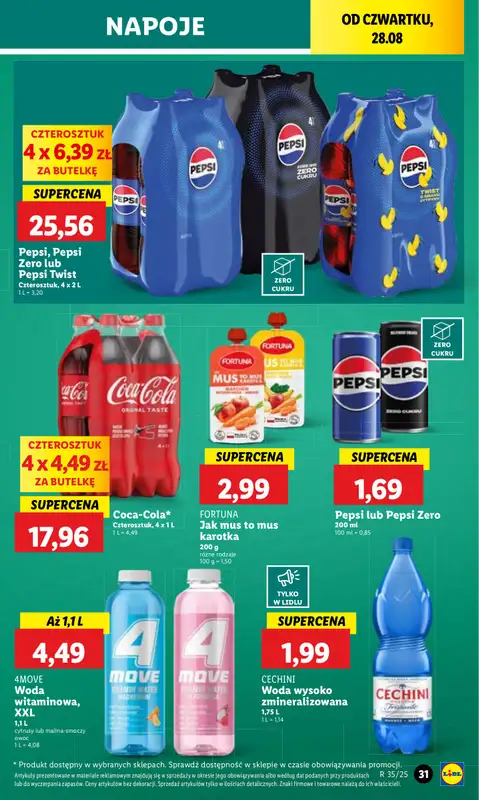 Lidl - gazetka promocyjna Oferta od czwartku od czwartku 28.08 do niedzieli 31.08 - strona 33