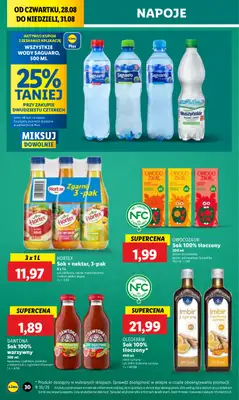 Lidl - gazetka promocyjna Oferta od czwartku od czwartku 28.08 do niedzieli 31.08 - strona 32