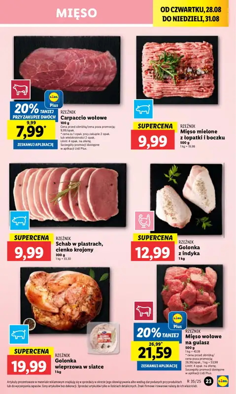 Lidl - gazetka promocyjna Oferta od czwartku od czwartku 28.08 do niedzieli 31.08 - strona 25
