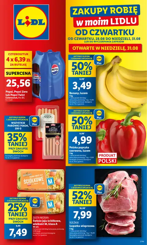 Lidl - gazetka promocyjna Oferta od czwartku od czwartku 28.08 do niedzieli 31.08