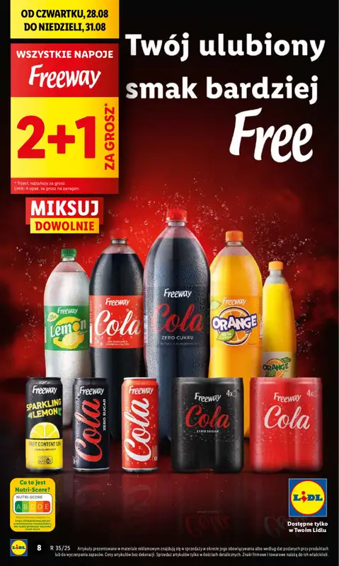 Lidl - gazetka promocyjna Oferta od czwartku od czwartku 28.08 do niedzieli 31.08 - strona 8