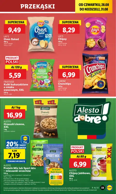 Lidl - gazetka promocyjna Oferta od czwartku od czwartku 28.08 do niedzieli 31.08 - strona 37