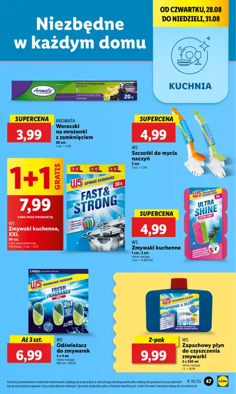 Lidl - gazetka promocyjna Oferta od czwartku od czwartku 28.08 do niedzieli 31.08 - strona 53